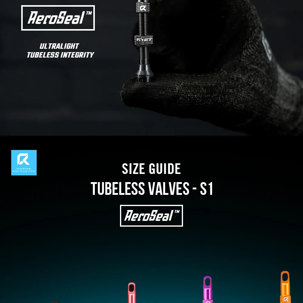 2026 RYET Presta Tubeless Ventile 44/60/70/80mm CNC Aluminium Abnehmbarer Kern Dichtmittel-Kompatibel für Rennrad/MTB/Gravel – Detail 13
