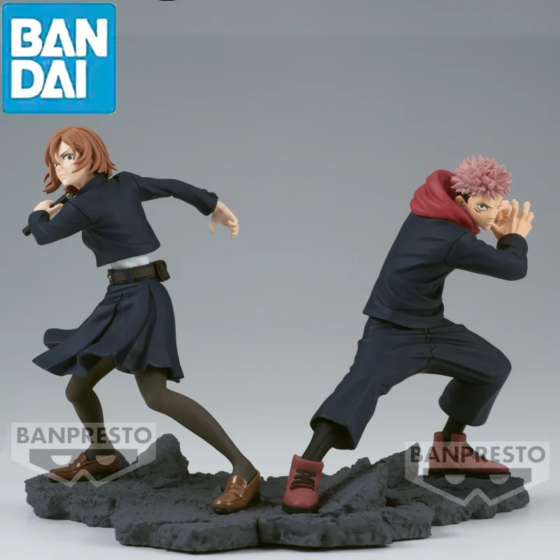 Bandai Jujutsu Kaisen Yuji Itadori & Kugisaki Nobara Combination Vol.03 Battle Anime Figurals Brinquedos Figure Model Toys Gifts