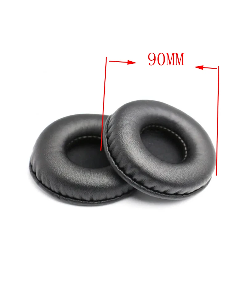 Ohrpolster für Kopfhörer, Schwamm, Leder, Schaumstoffkissen, 40 mm, 50 mm, 55 mm, 60 mm, 65 mm, 70 mm, 75 mm, 80 mm, 85 mm, 90, 95 100, 105 mm, 110 mm