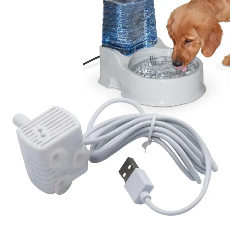 Pet Fountain Water Pump Ultra Quiet Low Consumption Easy To Clean Cats Dog Suction Cup Replacement Motor Drinking Bowl