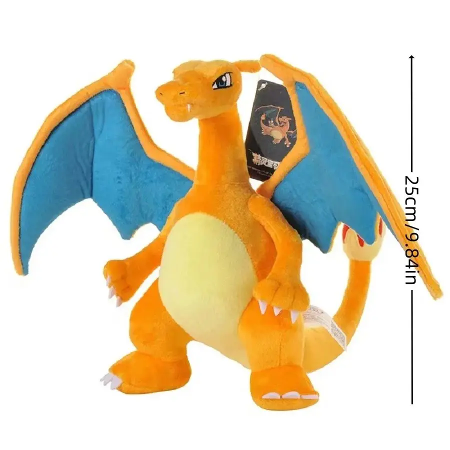 Pokemon Kawaii Charizard Peluche Cartoon e Cute Firedragon Bambole di peluche Cuscino di tiro Regalo di compleanno per bambini Amici Ragazzi