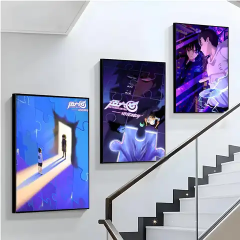 Anime Kul S-Scissor S-Seven Poster Vattentät HD Väggkonst Dekal Självhäftande Estetisk Dekor För Hemmaliv 10 best sales sax sju - №1
