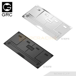 GRC 뒷문 스테인레스 스틸 장식 시트 플레이트, SCXIII CJ-7 업그레이드 옵션 부품, # G182FS/B