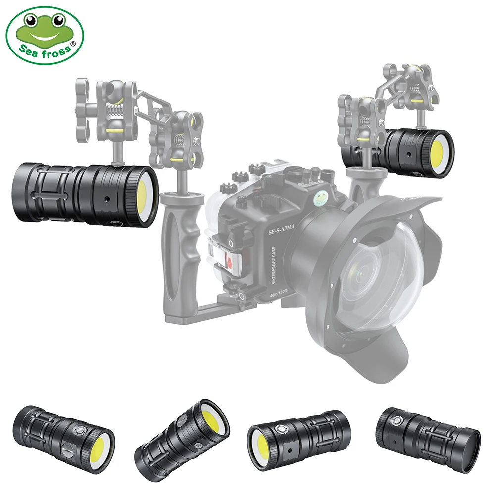 

Seafrogs 18000lm профессиональный светильник для дайвинга с УФ-красным светом 100 м водонепроницаемые аксессуары для освещения для фотосъемки глубины