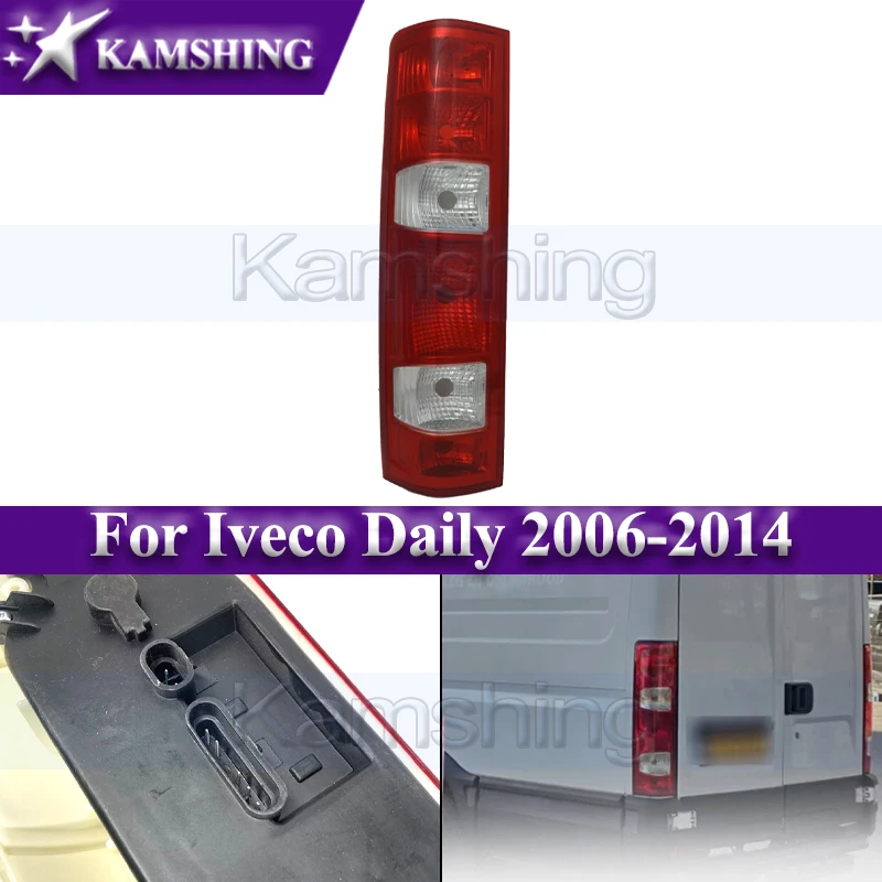 

Kamshing Rear Bumper Taillight For Iveco Daily 2006-2014 Rear Brake Lamp Stop Light Taillamp Tail Light Warning Light