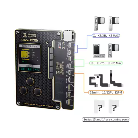 QIANLI MEGA-IDEA Clone DZ03 Programmer for Phone X-12Mini Dot Matrix Repair Instrument Without Disassembly True Tone Repair