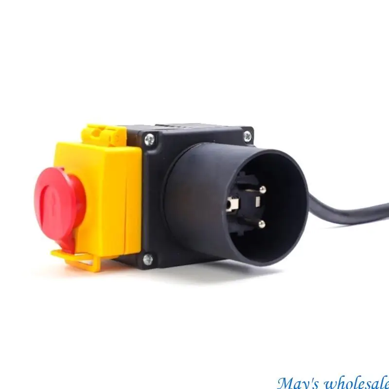Electromagnetic Push Button Power Switches 250V 16A Push Button Switches Simple Installs for Wood Splitters & Cutters 448A
