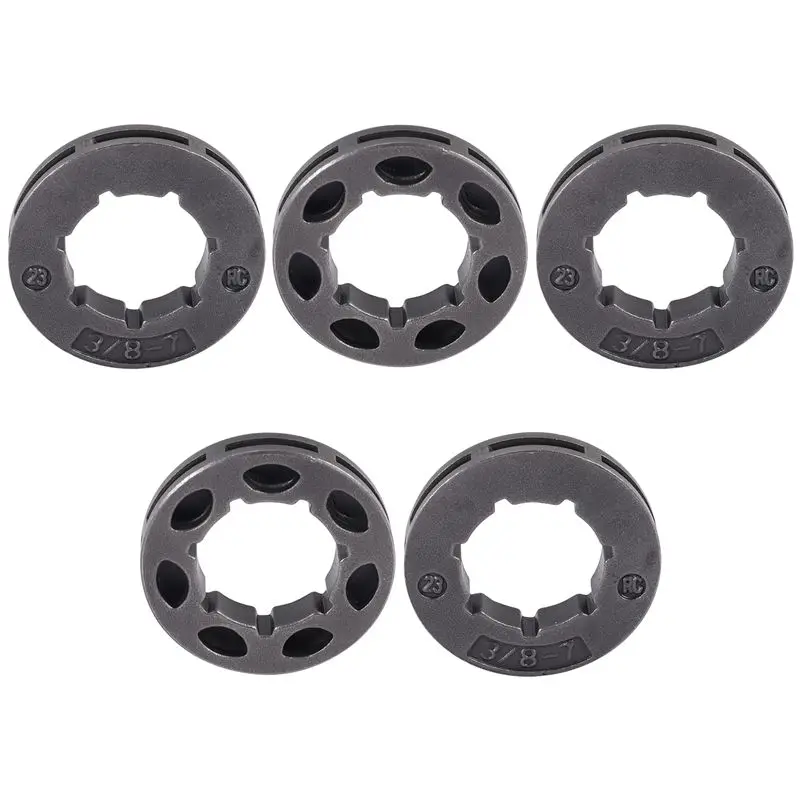 A01F-5Pcs Sprocket Rim 3/8 Inch Pitch 7 Tooth 19Mm For MS360 MS310 154 254 50 51 55 Chainsaw 18720 Replacement P