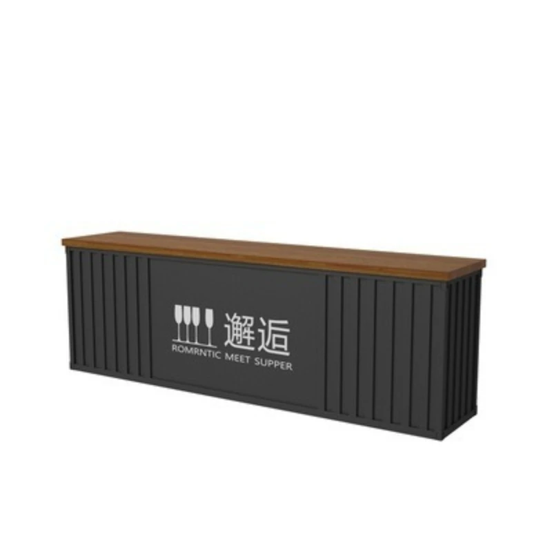 High-end Light Reception Desks Luxury Industrial-style Reception Desks Store Restaurant Gym Office Furniture Военное ДелоZY40JDT