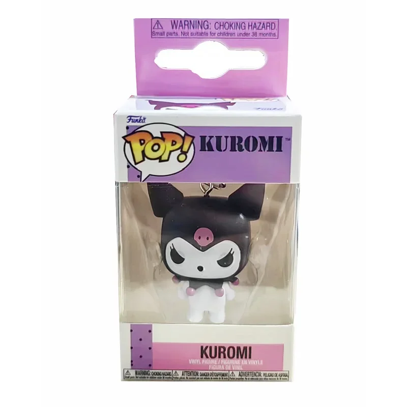 Funko Pop-llavero de My Melody Kuromi con Baku, juguete de Hello Kitty, Pochacco, Devil Kuromi, llavero Pop de bolsillo, juguetes de modelos