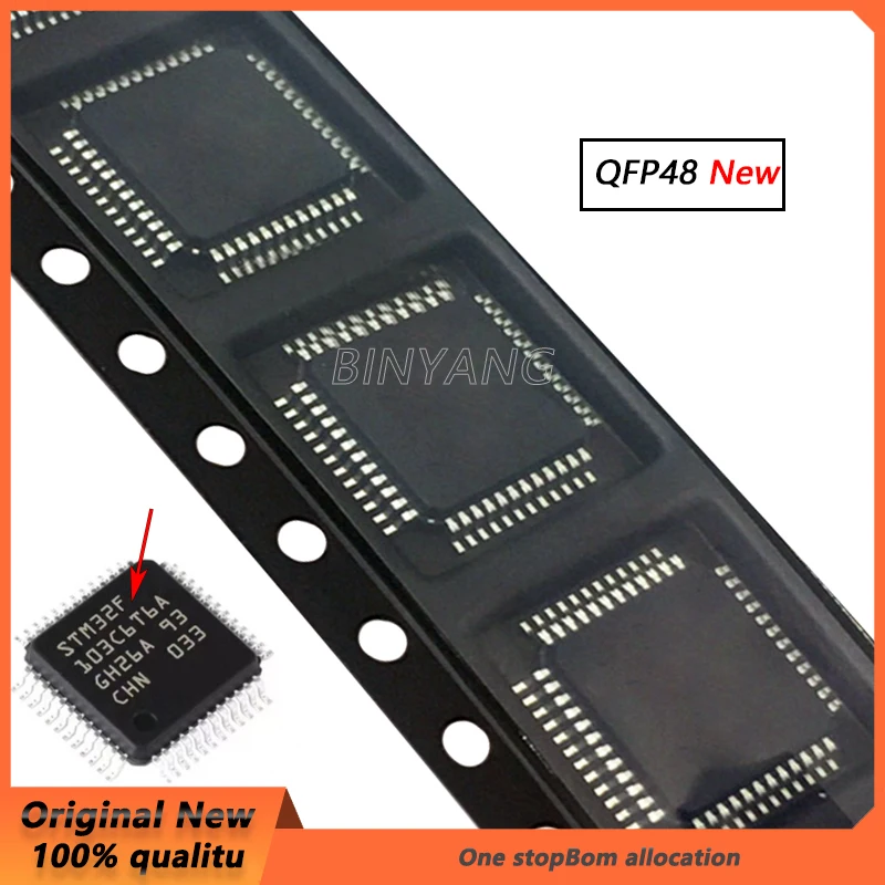 (20piece)100% New  STM32F103C6T6A  STM32F103 QFP48  In Stock Chipset