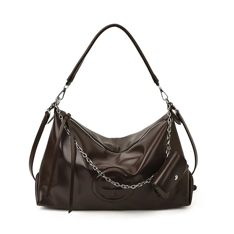 

2026 New High-end Tote Bag Fashionable Large-capacity Bucket Bag Simple Commuter Shoulder Crossbody Portable Women's Bag