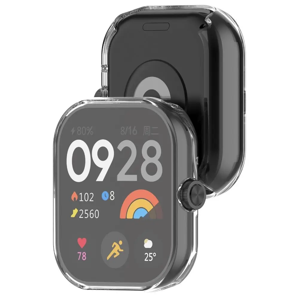 Nuova custodia protettiva in TPU con copertura completa Accessori per protezione schermo per paraurti intelligente Guscio protettivo per cinturino per Redmi Watch 4