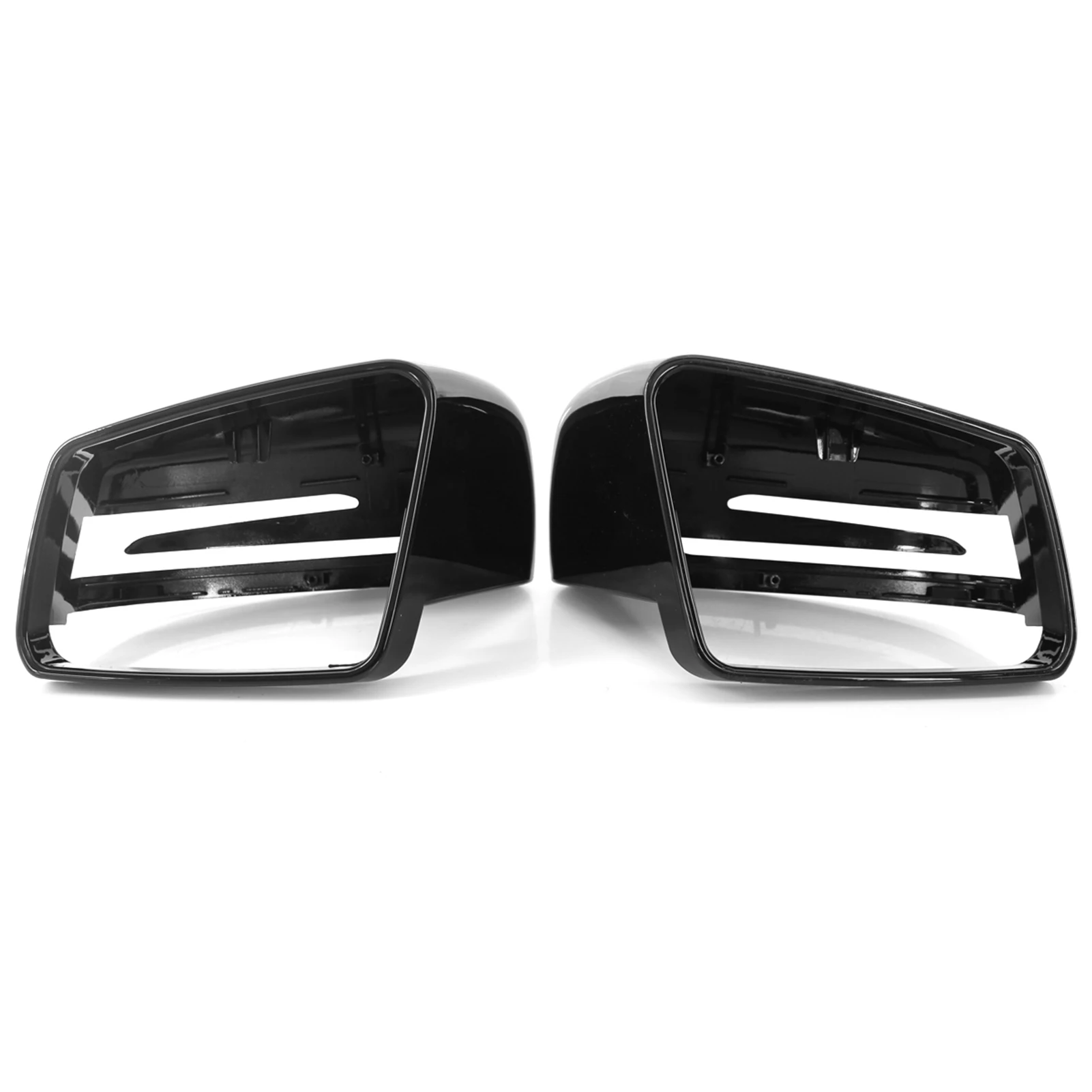

1 Pair Rearview Mirror Cover Side Mirror Cap Carbon Fiber Pattern For Mercedes E C Class W212 W204 W221 2009-2013
