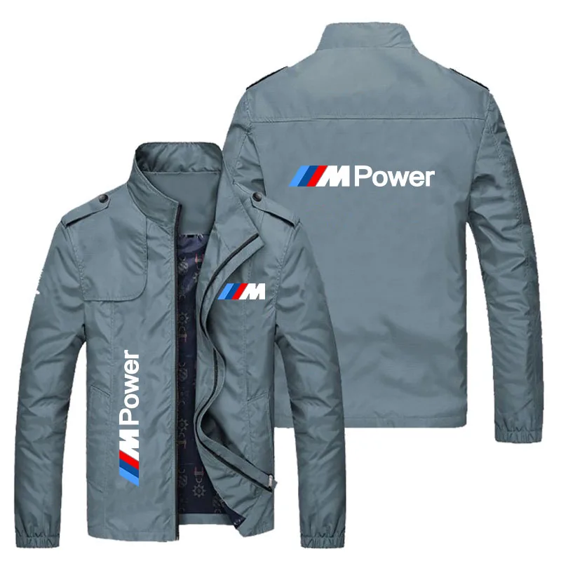 2024 Nuovo BMW Giacca da uomo BMW Logo Stampa Giacca da motociclista Cappotti Giacca a vento Harajuku Casual Oversize BMW Abbigliamento sportivo da