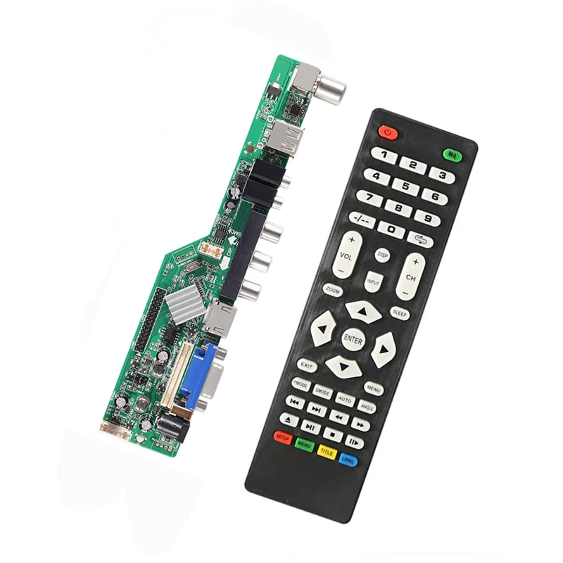 M3663.81A New Digital Signal DVB-C DVB-T2 DVB-T Universal LCD TV Controller Driver Board UPGRADE 3463A Russian USB Play LUA63A82