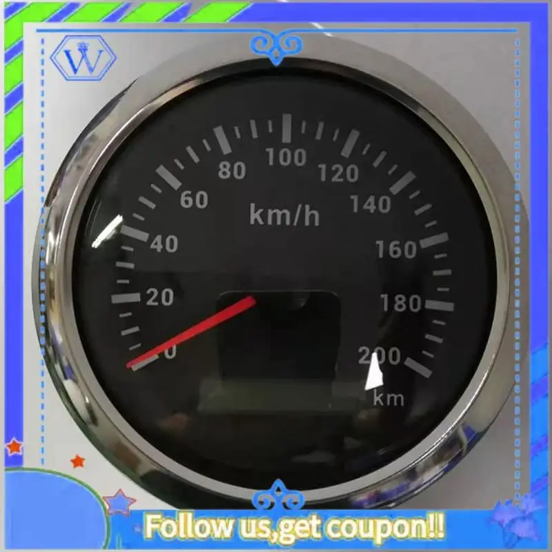 

M46K-85Mm 200KM/H GPS Speedometer 9-32V With Red Backlight Odometer Suitable For All Kinds Of Cars