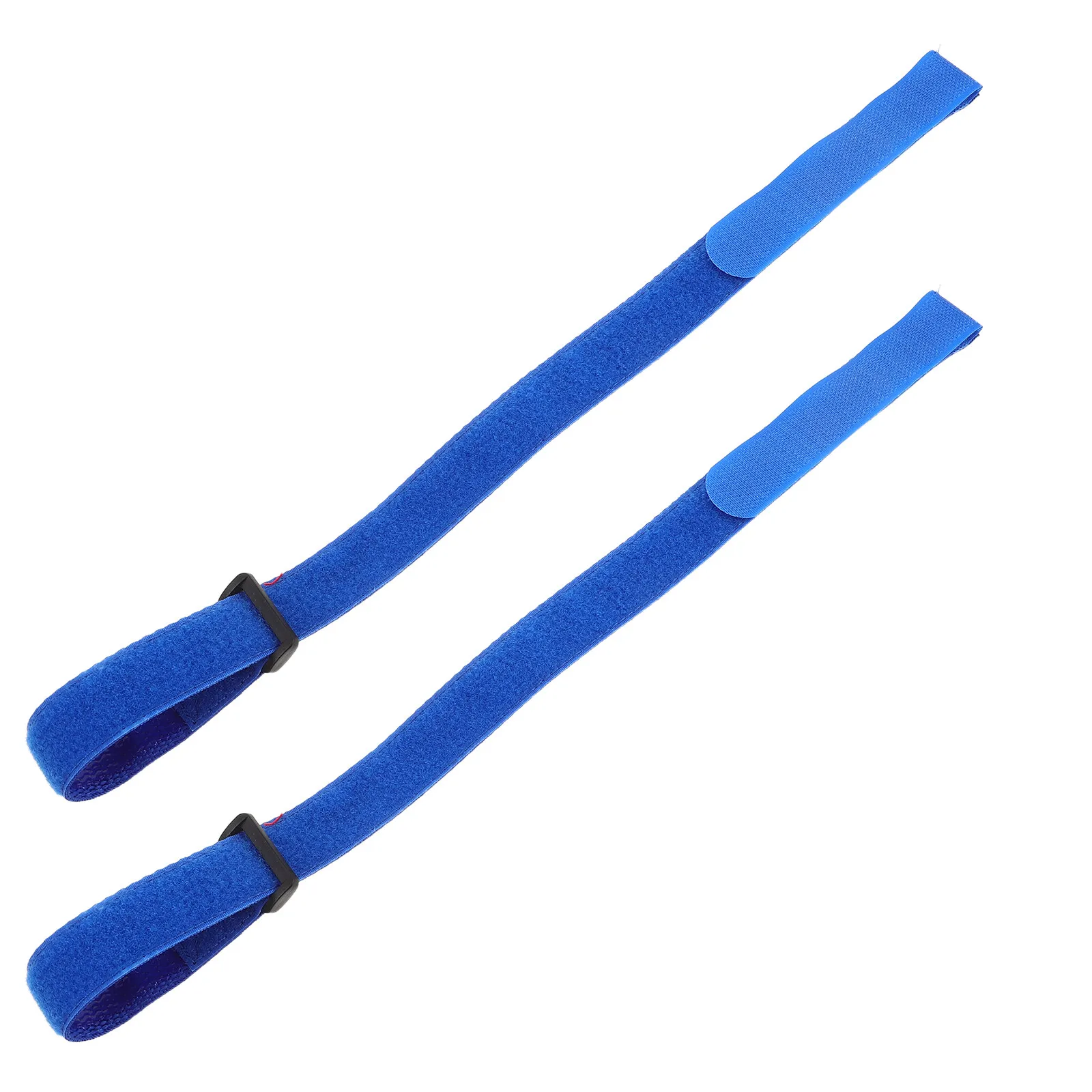 

2Pcs Bicycle Rack Straps Adjustable Hook Loop Fastening Stabilizer Straps Wheel Carrier Bike Transport Tool Blue
