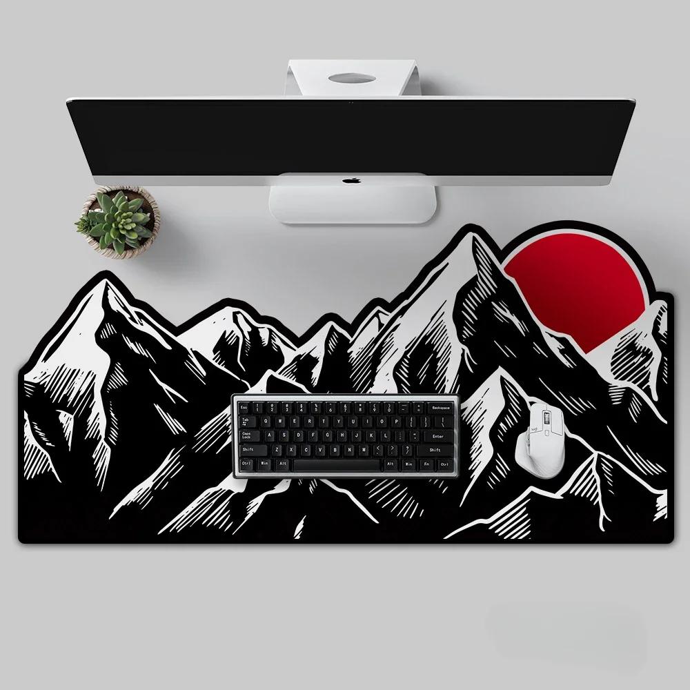 

MiFuny Snowy Mountain Mouse Pad 5mm Thickened Large Desk Mat Computer Office Desk Pad Non-slip Anime Mousepad Gaming Accessories