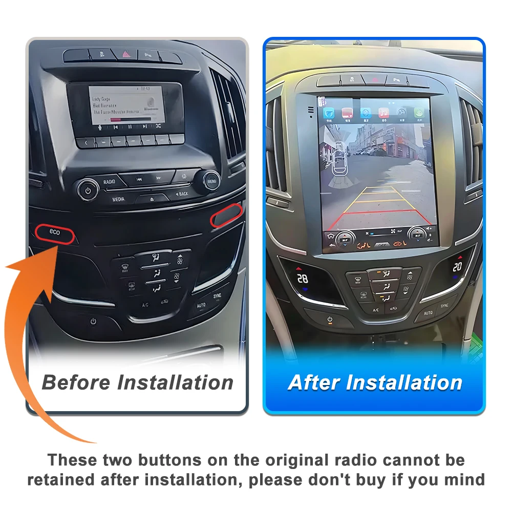 9.7 Inch Android 16 For Opel Insignia Buick Lacrosse Regal 2014-2018 Gps For Tesla Style Wireless Carplay Auto Gps Navigation 5g - view 2