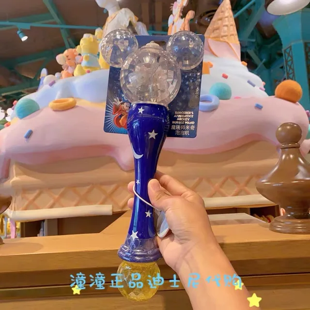 Disney Bubble Cartoon Mickey Mouse Figurki zabawek dla dzieci Bubble