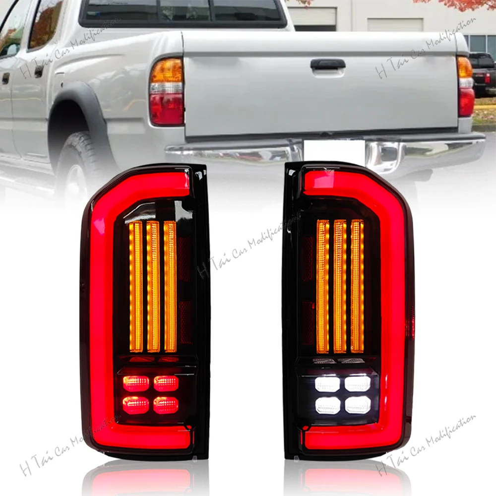 

Pair LED Tail Lights For Toyota Tacoma 1995-2005 Rear Lamps Taillights Rear Brake Light Dynamic Turn Signal Car Light Assemblies