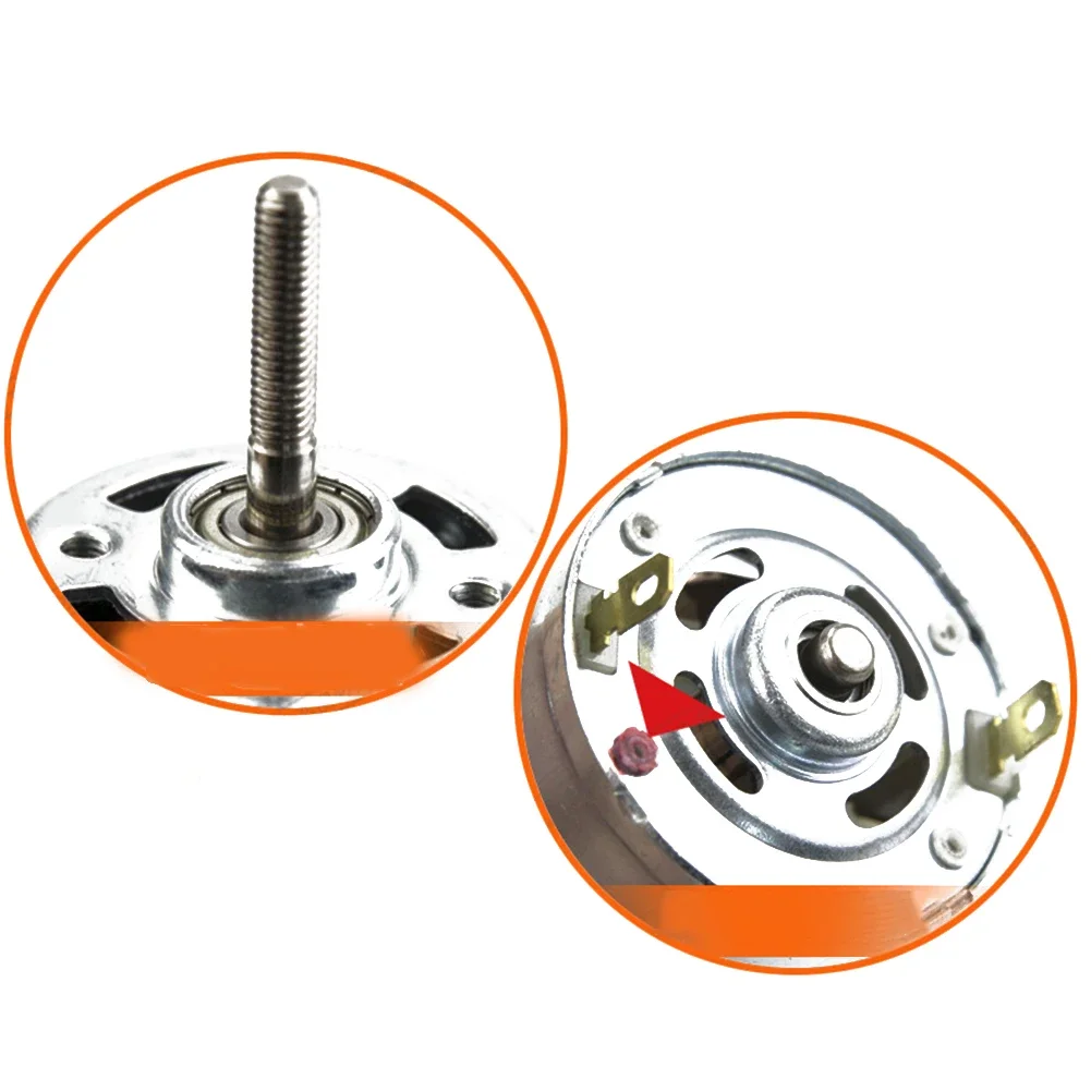 Imagem -03 - Motor dc 12v 21v Engrenagens de Alta Precisão para Cortador de Grama Rs755vc Bateria de Lítio Recarregável Cobre Puro 1pc 775