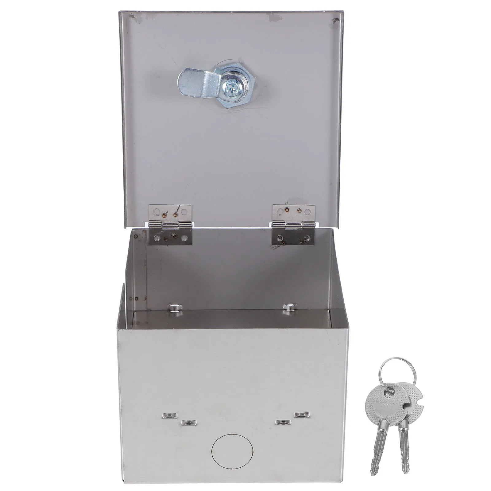 

Stainless Steel 86 Type Waterproof Socket Box Outdoor Lockable Electrical Enclosure for Park Weatherproof Power
