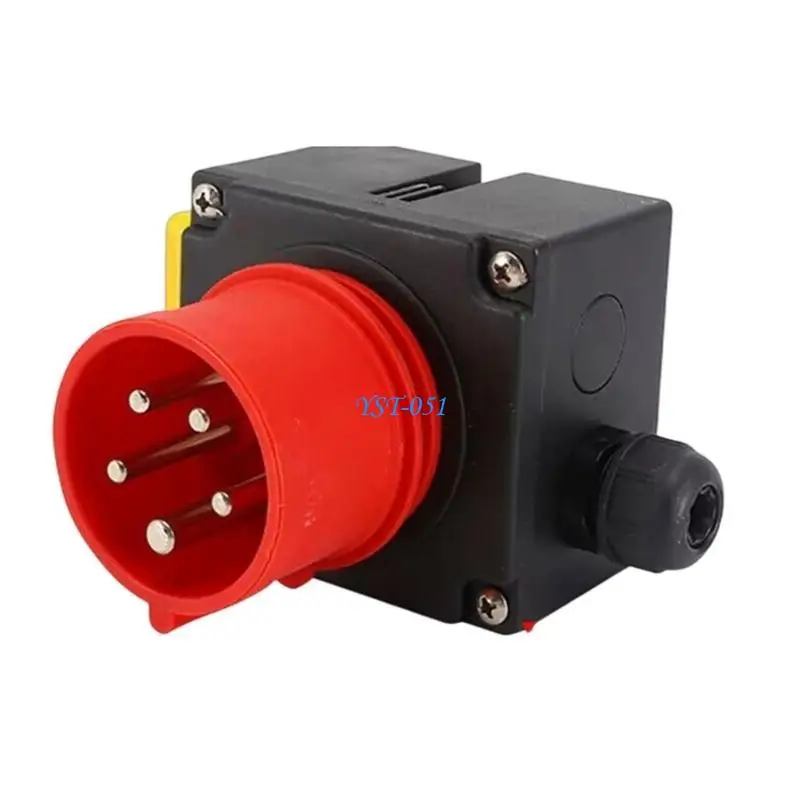 

E15A Industrial Device Electromagnetic Switches with 5P Industrial Socket PVC Switchs