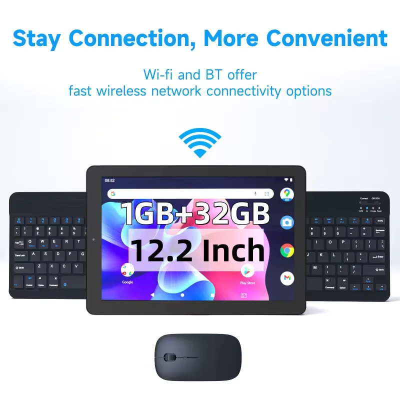 

The Cheapest CT9 12.2 Inch Tablets 1920x1200 IPS 1GB RAM 32GB ROM Android 6.0 MT8163 Quad Core HDMI Port Battery 5000mAh