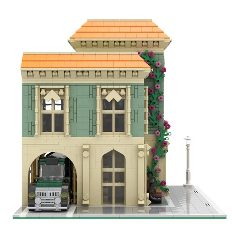 Moc Building Blocks  Post Office And Delivery Car Technical Bricks DIY Assembly Construction Toys For Childr Holiday Gifts