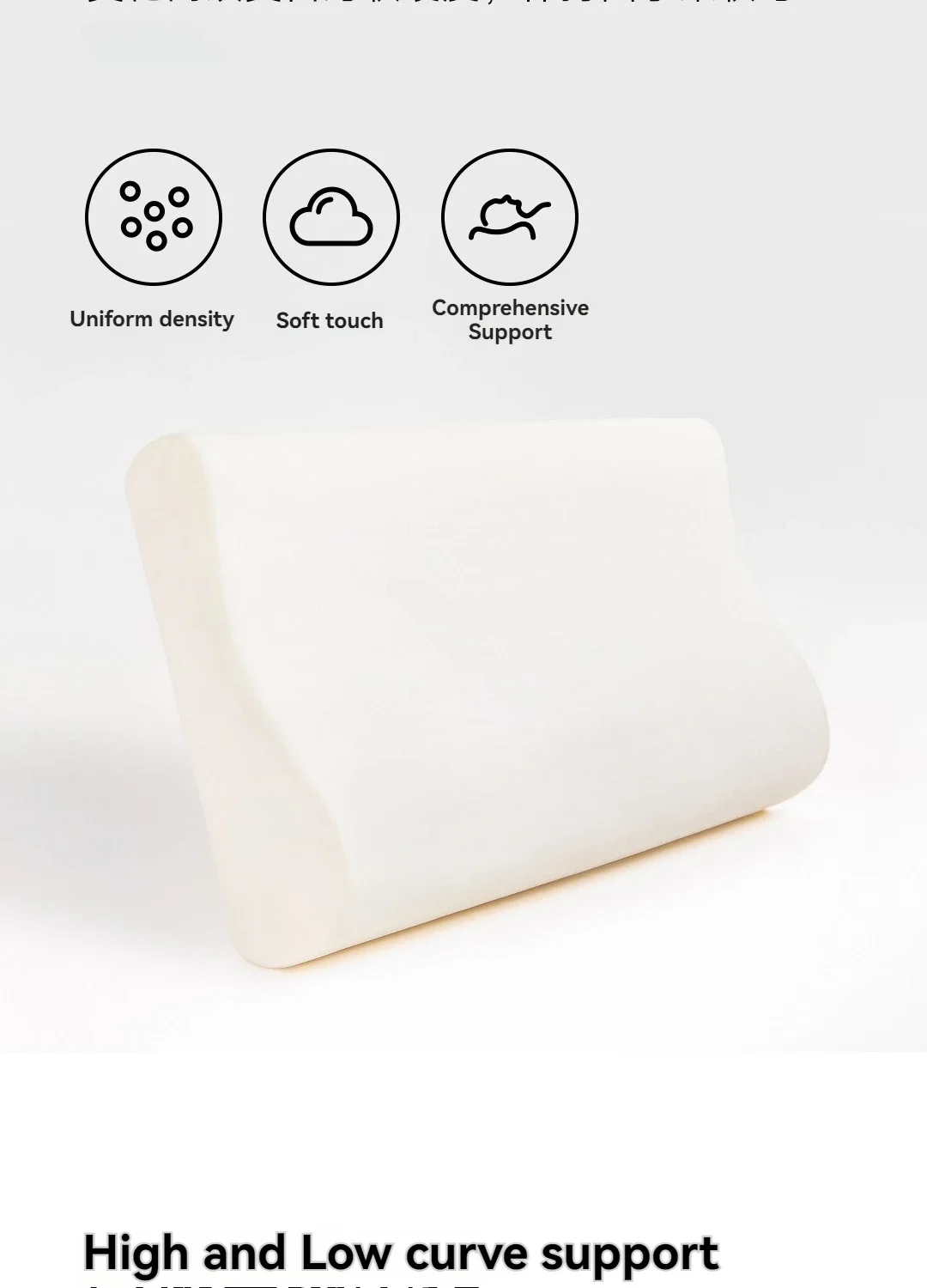 Mijia Memory Cotton Neck Pillow Pro Soft Breathable Antibacterial Strong Support 9cm 11cm High Low Curve Seamless Fit Household