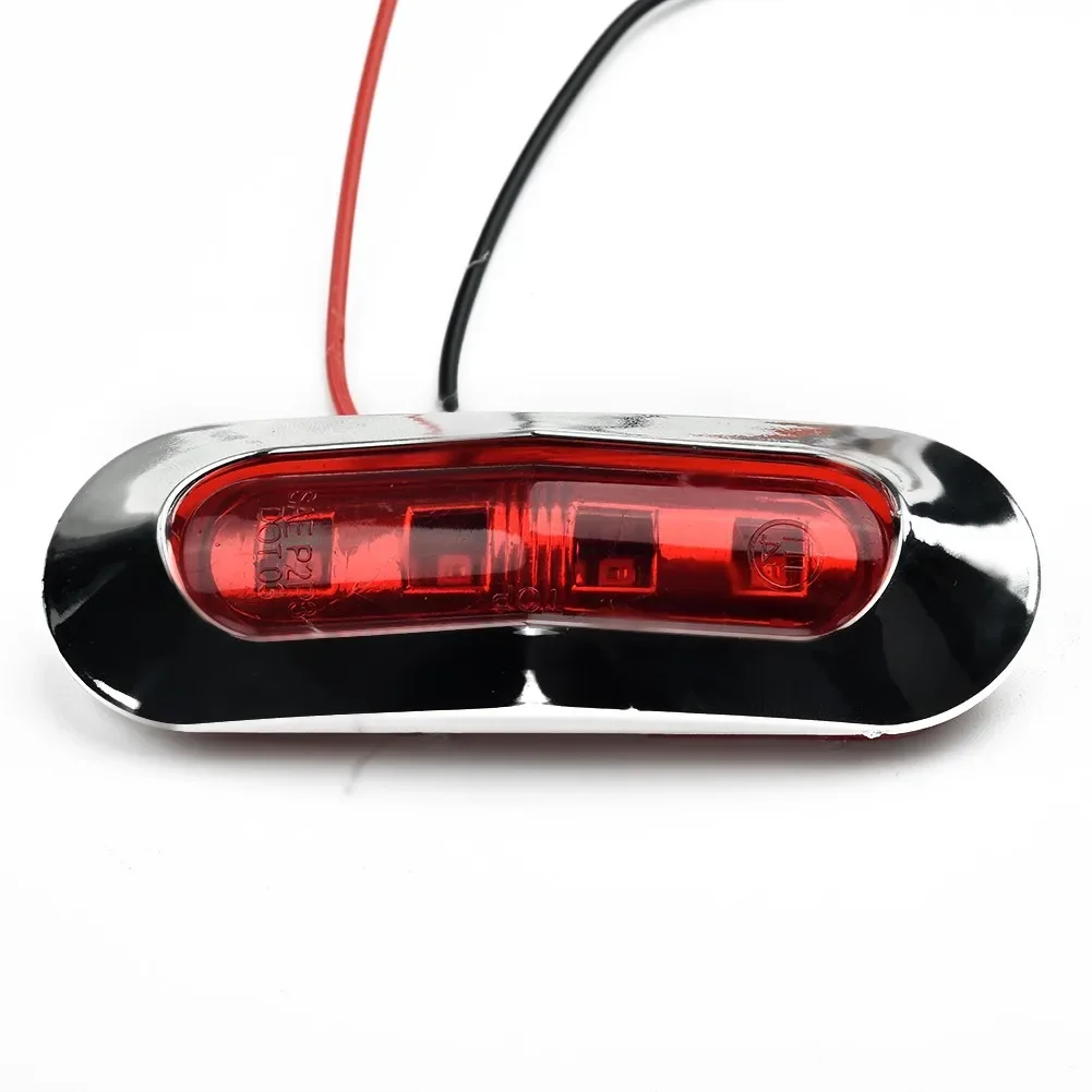 Sealed Waterproof Navigation LED Boat Lights 2pcs Bow Pontoon Lights DC 12V-24V Piranha Lamp Red Green Durable Useful