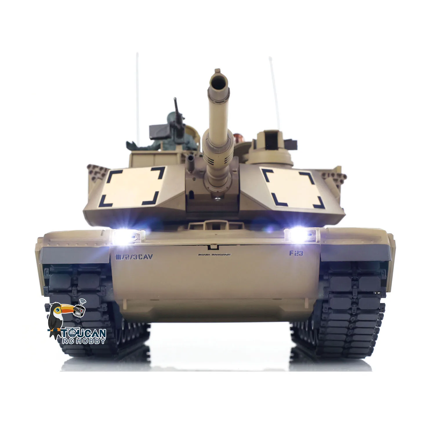 Heng Lungo 1/16 Bilancia 7.0 Carro Armato di Plastica RC Modello M1A2 Abrams 3918 Cambio in Acciaio Barile Recoil Giocattoli di Controllo Remoto TH17792