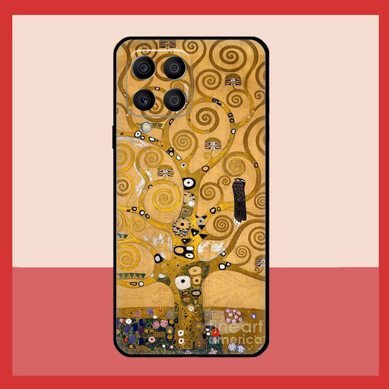 قبلة بواسطة غوستاف كليمت حافظة لهاتف سامسونج جالاكسي M31 M21 M13 M33 M53 M15 M35 M55 M16 M36 M56 M12 M32 M52 M14 M34 M54 #3