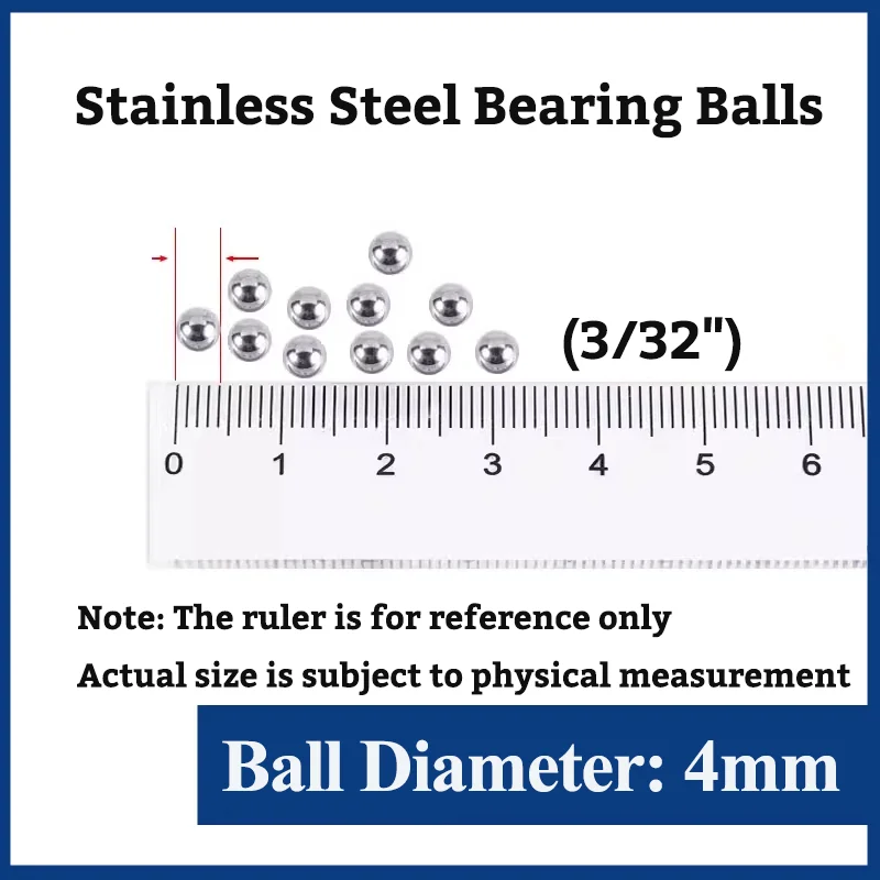 Präzisions-Edelstahlkugeln 3 4 5 6 8 10 11 12mm 0,197 0,236 0,31 0,39 0,47 Zoll Hochharte Stahlkugeln für Fahrräder