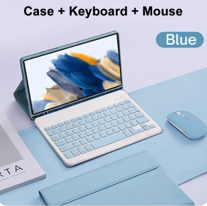 Tablets Keyboard Case for Samsung Galaxy Tab A9 Plus 11 inch S6 Lite Tab A7 Tab A8 Tab S7 Tab S8 Tab S9 11 10.5 10.4 Cover Funda
