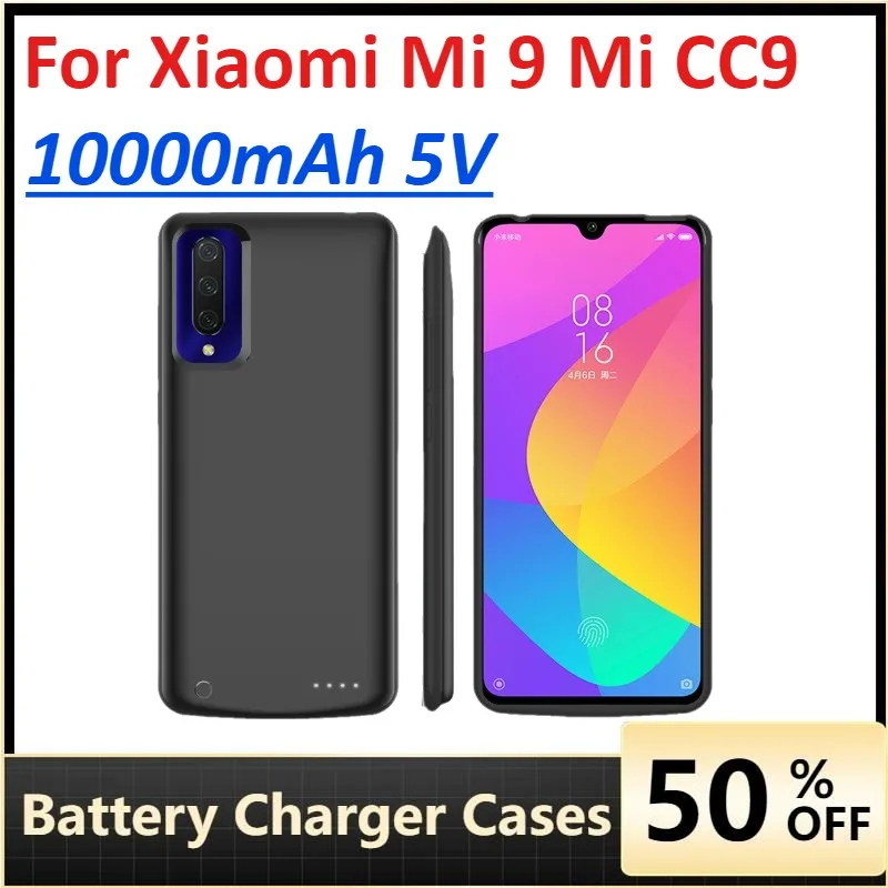 

10000mAh 5V Battery Charger Case for Xiaomi Mi 9 Mi CC9 mobile phones Lite Power Bank Mobile Phone Accessorie