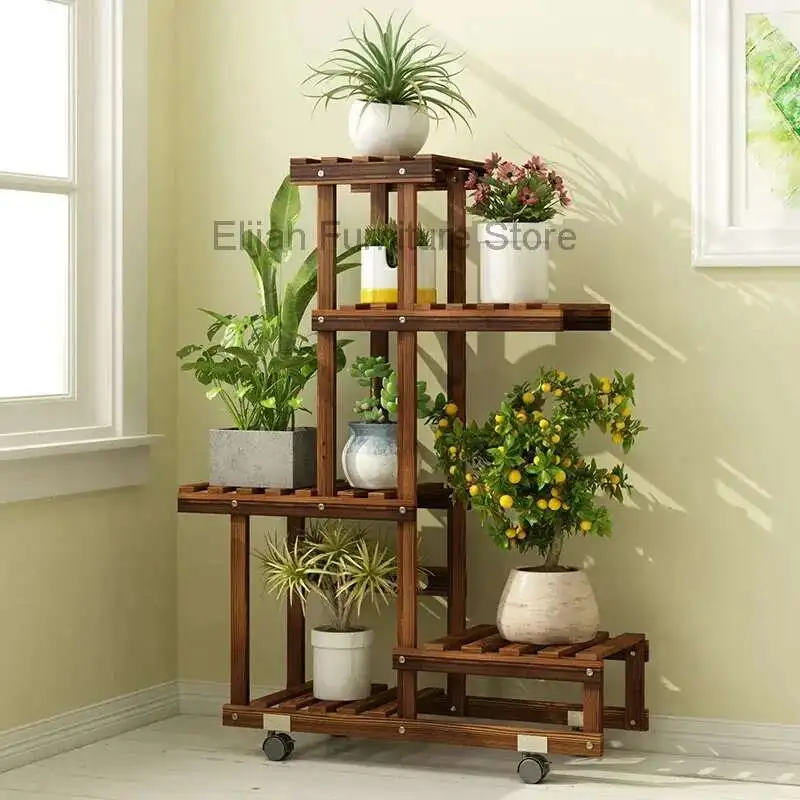 

European Style Fashion Flower Rack Aesthetics Simple Display Modern Plant Pot Stand Party Decoration Planten Rek Home Furniture