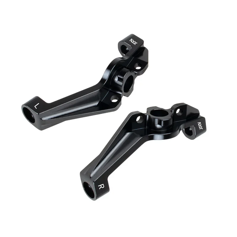 KYX Racing CNC Aluminum Front Portal Axle C Hubs Caster Block Upgrades Parts Accessories for 1/18 RC Truck Car Axial UTB18 Capra