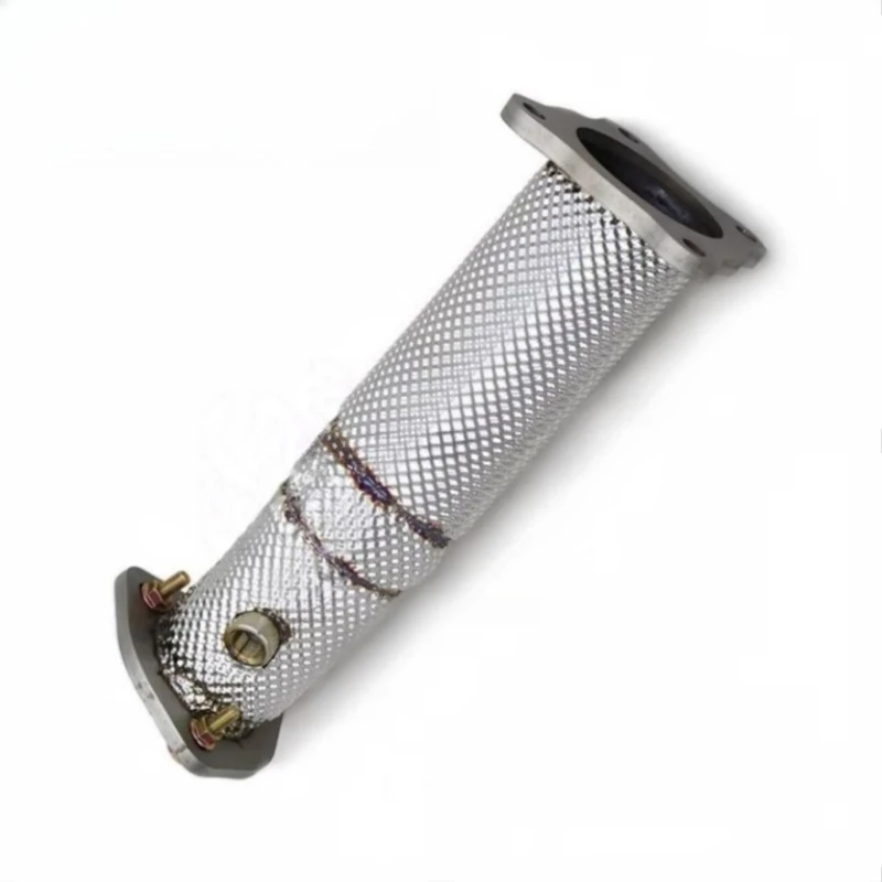 

Suitable for A4 A5 Q5 2.0T B8 2009-2016 Stainless Steel Exhaust Head Sport Straight Through Exhaust Pipe with Heat Shield