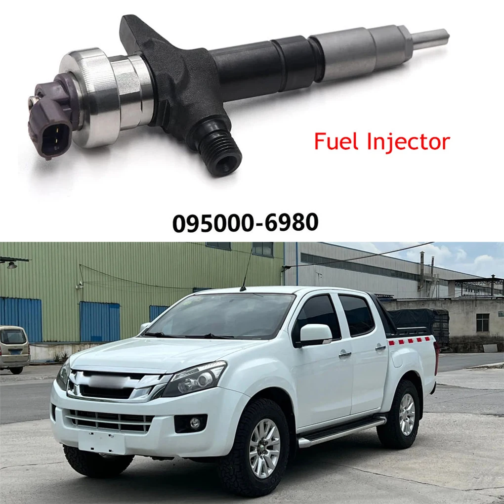 Diesel Fuel Injector Injector For D-Max Rodeo 4JJ1 3.0L 095000-6980 Improved Fuel Economy