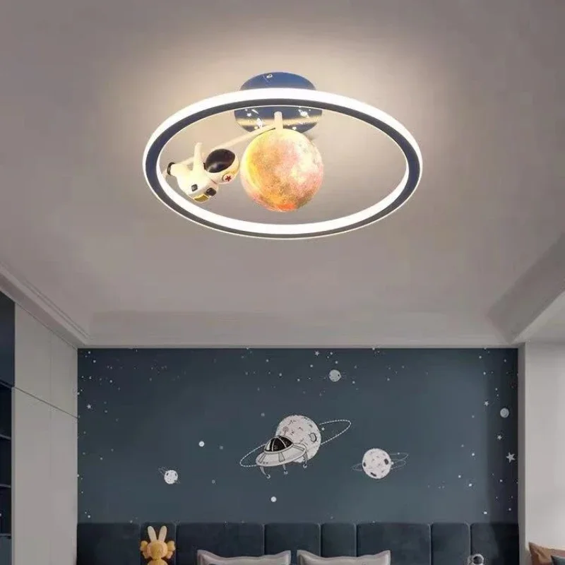 Ceiling Chandelier Lamps for Child\'s Bedroom Living Room Decor Home Decoration Lighting Fixture Cartoon Unicorn Kid LED Lights