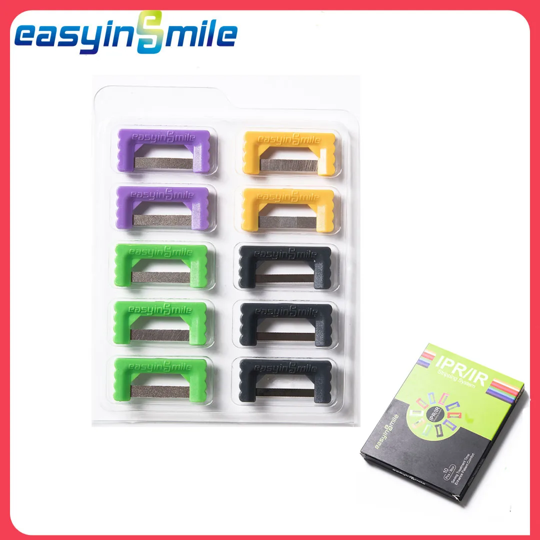 

Easyinsmile Dental Orthodontic Interproximal Enamel IPR/IR Polishing Strips Teeth Reduction Saws Finishing Strips Reusable