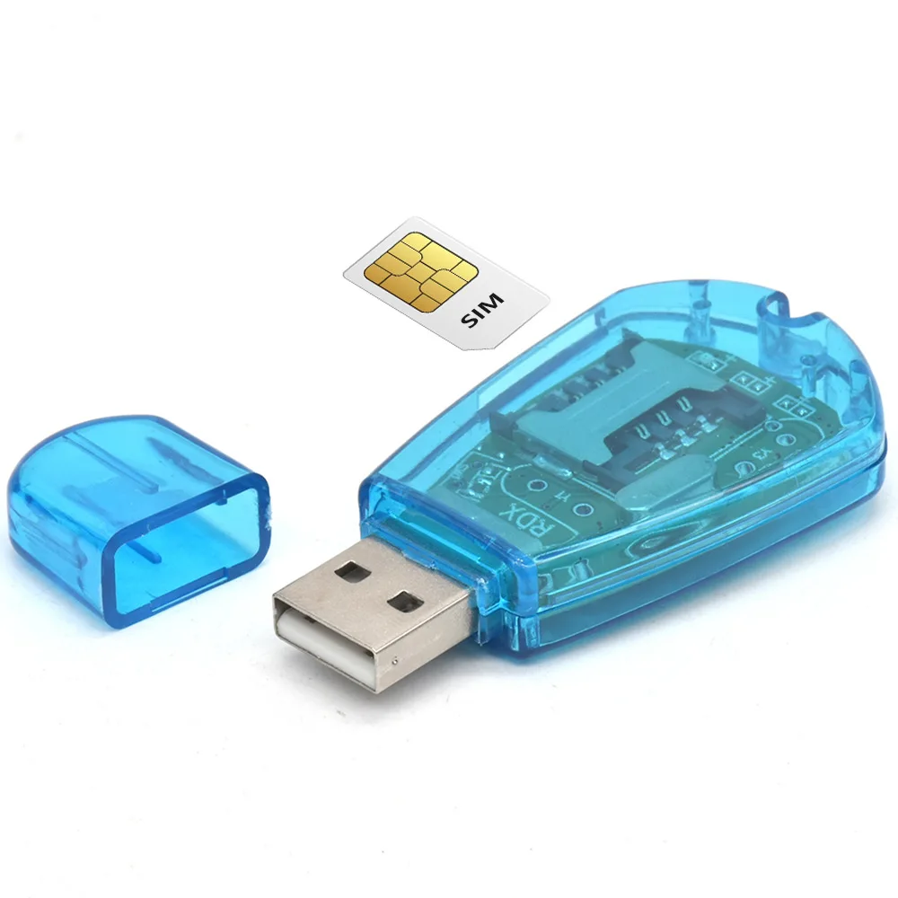 USB SIM Copy/Cloner Kit SIM Card Reader GSM CDMA SMS Backup + CD Card Reader