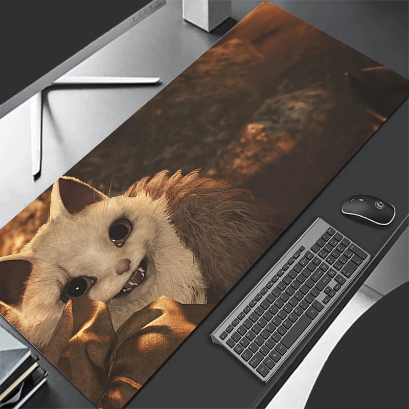 Mousepad Computer Gaming Accessories HD Keyboard Pad Office PC Rubber Mouse Pad Decoracion Desk Monster Hunter Wilds Mouse Mat