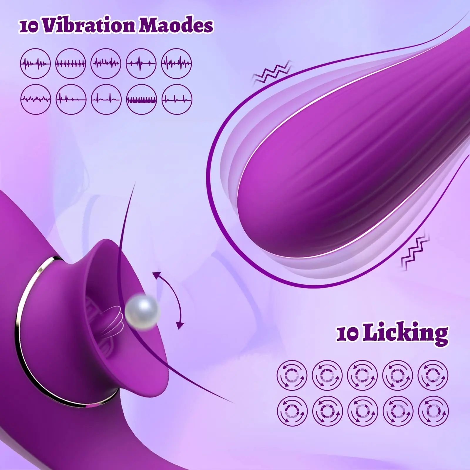 Bendable Clitoral Licking Sucking Vibrators for Women Clitoralis Stimulator Clitoris Sucker Dildo Sex Toys Goods for Adults 18