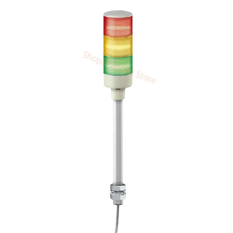 

Schneider XVGB3ST 3-layer signal lamp post,24V steady on, nut mounted, with buzzer, red/orange/green 24VAC/DC