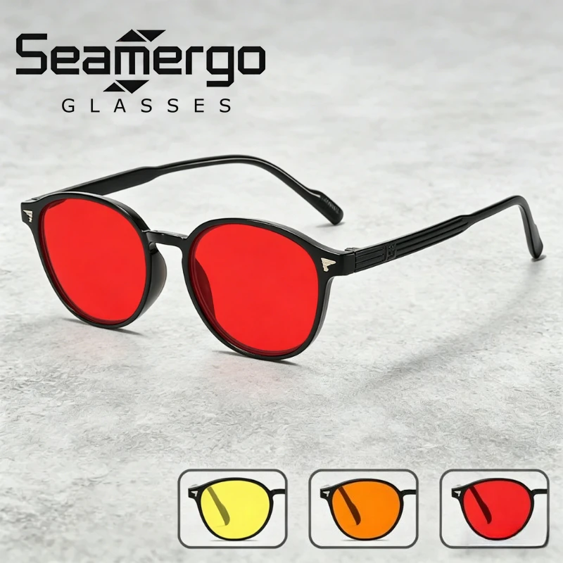SEAMERGO 2026 Neue Retro Unisex Nachtsicht-Sonnenbrille Augenschutz UV-Beständig Anti-Strahlung Anti-Blaulicht-Brille
