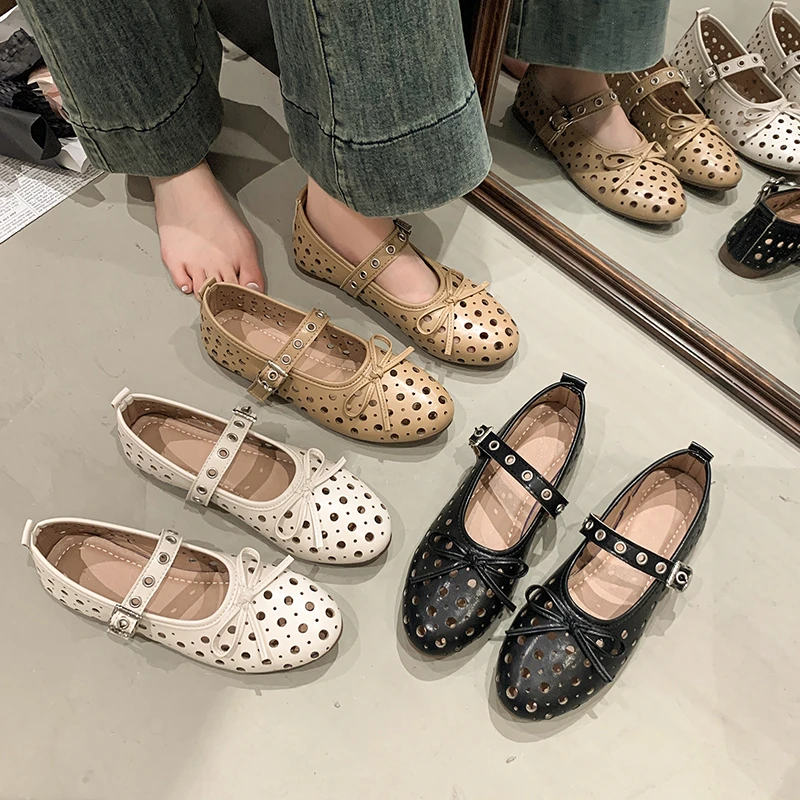 2025 NEW Luxury Rhinestone Rivet Flats Woman Brand Design Crystal Studded  Shoes Ladies Elegant Bling Женская Обувь